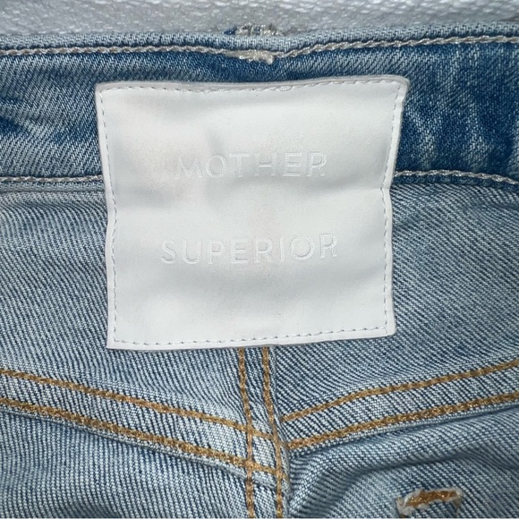 Mother Superior Women’s Jeans Size 26 The Tomcat Distressed Straight Leg Pant - Picture 12 of 15